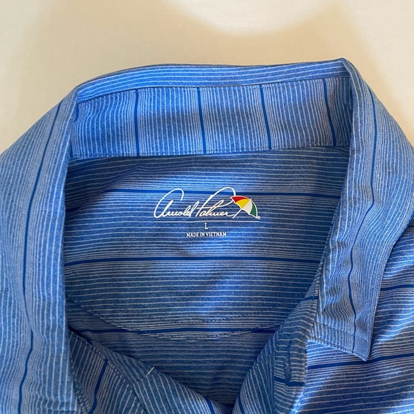 Arnold Palmer Golf Polo. Size large. Blue. Great Condition. - Picture 3 of 3